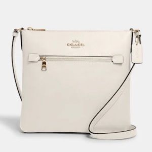 Coach Rowan File Bag- Chalk/Gold